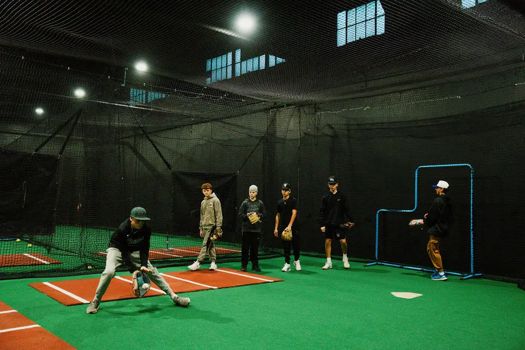 Athletes training inside CYOJ Hit Lab